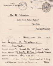 Lyman Madison Student File