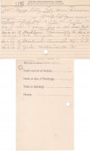 George Libby Student File