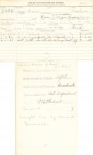 Alonzo Brown Student Information Cards