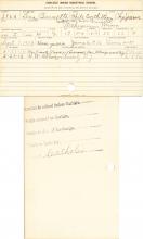 Lena Brunette Student Information Card