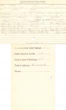 Annie Carl Student Information Card