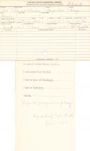 Edward Chouteau Student Information Card