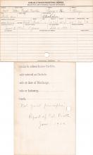 Alex Eagle Feather Student Information Card