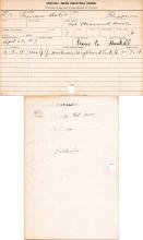 Frances Leslie Student Information Cards