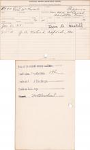 Earl McTavish Student Information Cards
