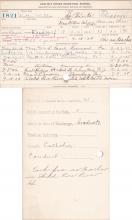 Hattie Miller Student Information Card
