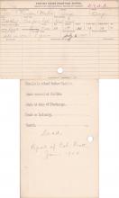 Theodore Miles (Tsa poin kah) Student Information Card
