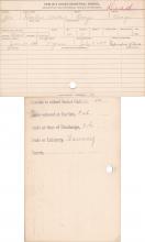 Harlow Miller Student Information Card