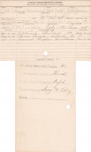 Mamie Mouchamp Student Information Card