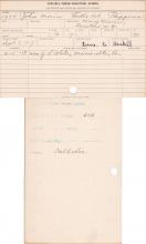 John Morin Student Information Cards
