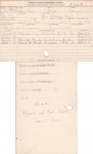 Watson Penn Student Information Card
