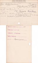 Isabel Redcloud Student Information Cards