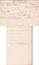 Martin Sayer Student Information Cards