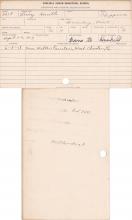 Lucy Smith Student Information Card