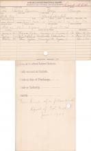 Herbert Spencer Student Information Card