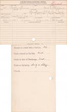 Nellie Spruce Student Information Card