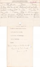 Eli Stanton (Wah-tsa-ah-hah) Student Information Card