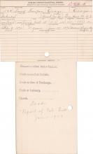 David Turpin Student Information Card