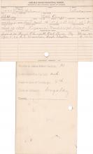 Nora Wilson Student Information Card