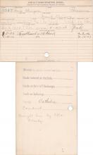 Lewis Chingwa Student Information Card