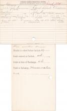 John Denomie Student Information Card