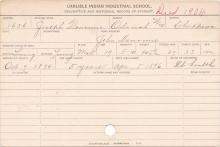 Joseph Denomie Student Information Card