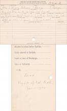 Mary Gibson (Me-ra-to-me) Student Information Card