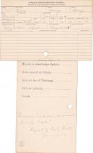 Grace Bigheart Student Information Card