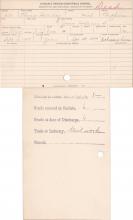 Thomas Holliday Student Information Card