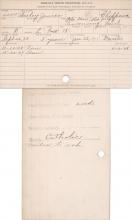 Wesley James Student Information Card