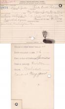 Frank Jude (Bones) Student Information Cards
