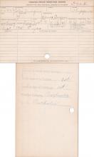 John Quagin Student Information Card