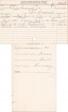Charles Roberts Student Information Card