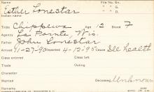 Esther Lone Star Student Information Card