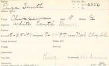 Eliza Smith Student Information Card