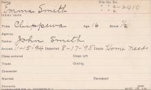 Emma Smith Student Information Card
