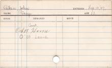John Aiken Progress Card