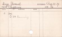 Samuel Dagg Progress Card