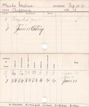 Wallace Hanks Progress Card