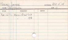 James Isaac Progress Card