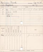Frank J. McCann Progress Card