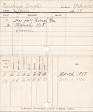 Joseph Northrup Progress Card