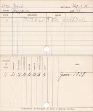 Foster Otto Progress Card