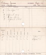 James Bebeau Progress Card
