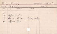 Thomas DeVine Progress Card