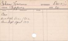 Lawrence Isham Progress Card
