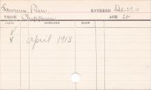 Benjamin Lawrence Progress Card
