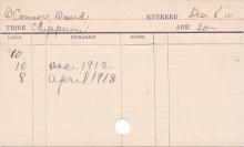 David O'Connor Progress Card