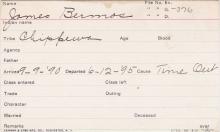 James Bemos Student Information Card