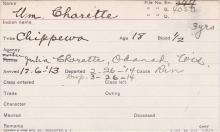 William Charette Student Information Card